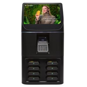 8-Slot Mobile Phone Charging Station With POS Terminal