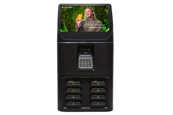 8-Slot Mobile Phone Charging Station With POS Terminal