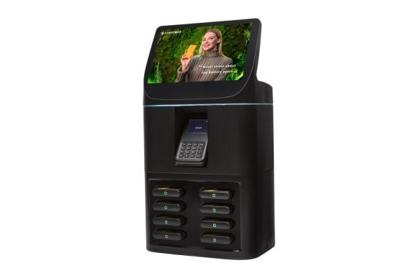 8-Slot Mobile Phone Charging Station With POS Terminal - Image 4