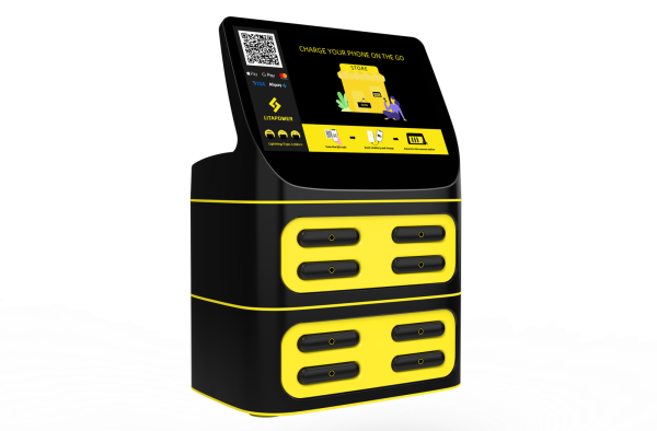8 Slots Power Bank Sharing Station With LCD Screen - Image 2