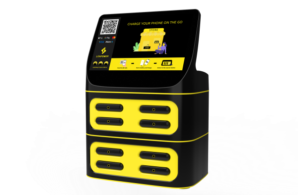 8 Slots Power Bank Sharing Station With LCD Screen - Image 3