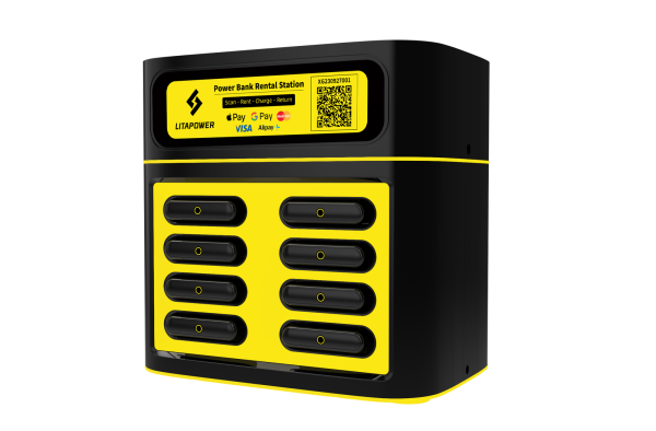 8-Slot Shared Power Bank Rental Station Vending Machine - Image 3