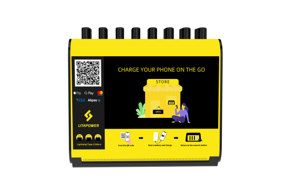 8-Port Light Box Shared Charging Cabinet Station
