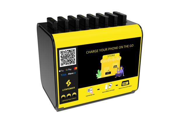 8-Port Light Box Shared Charging Cabinet Station - Image 2