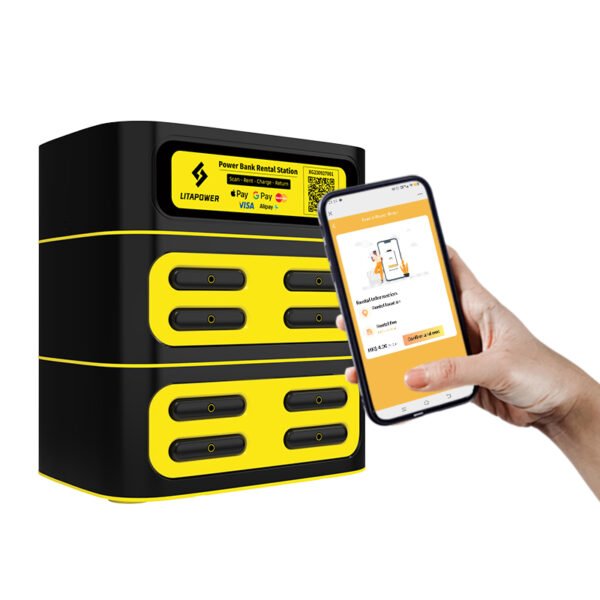 8-slot stackable power bank sharing station - Image 5